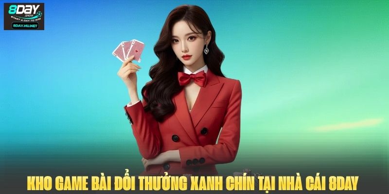 Kho game bài đổi thưởng xanh chín tại nhà cái 8DAY